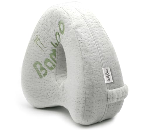 Almohada para Piernas para Dormir de Lado - Cojín de Rodilla Ortopédica para Aliviar Dolor de...