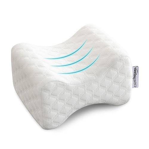 Amazon Basics - Almohada para piernas, Mariposa, 25 x 20 x 15 cm, Espuma viscoelástica, para...