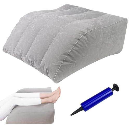 Frevoitna 65x 50 x 25 cm Almohada Viscoelastica Piernas Cuña, Cojin para Piernas Dormir, Adecuado...