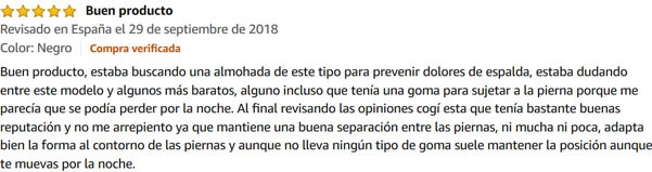 Almohadon para piernas bonmedico barato